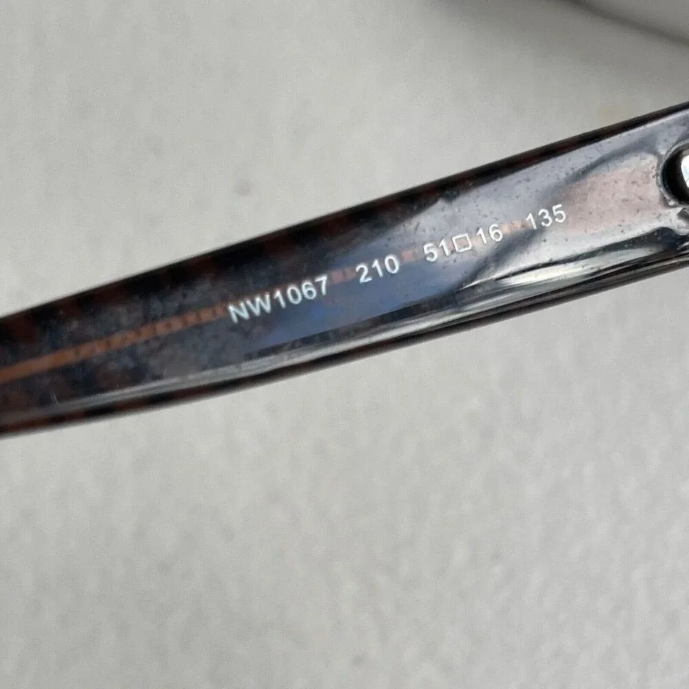 Nine West Eyeglass Frames Satin Brown with Case NW1067 210‎ 51-16-135